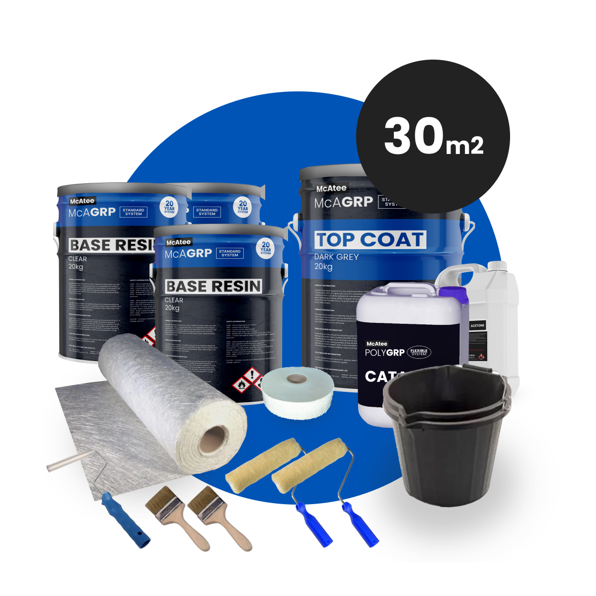 McAGRP Fibreglass Kit 30m2