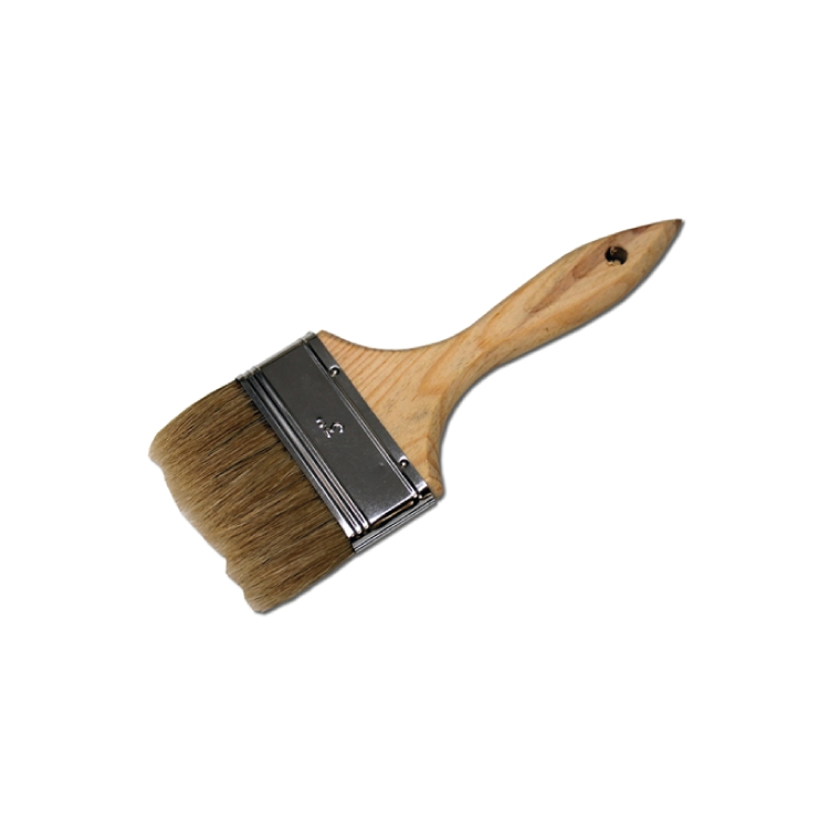 3" wooden handled brush